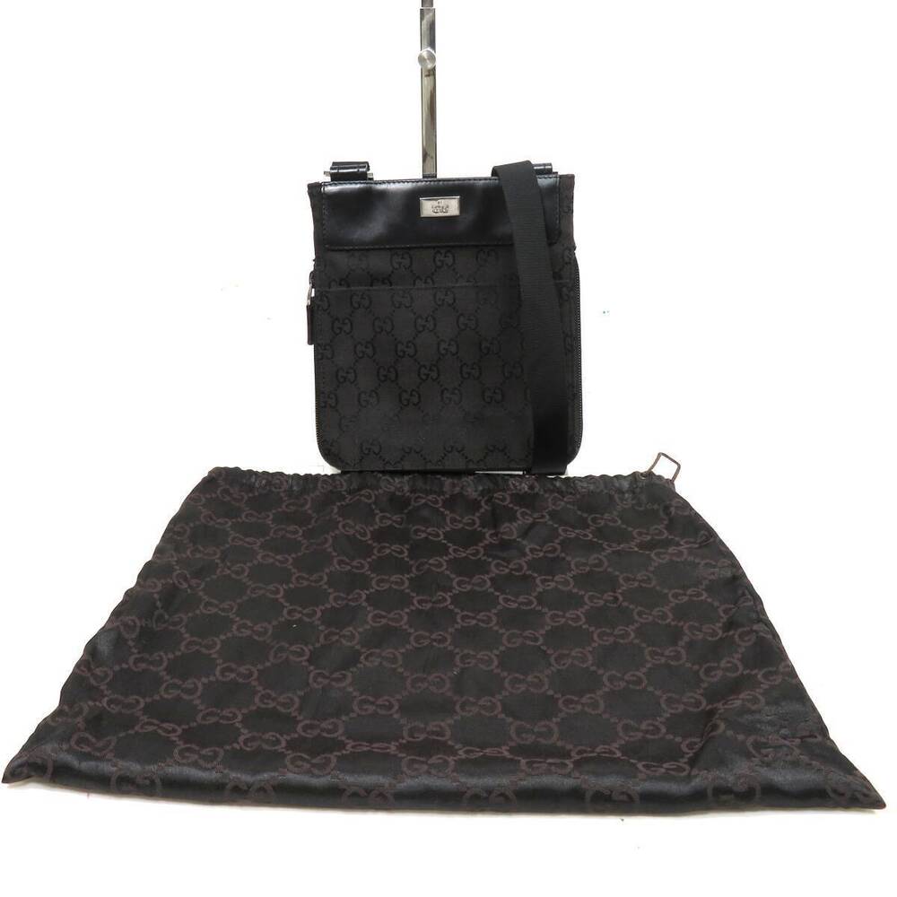 Gucci GG Canvas shoulder bag black monogram